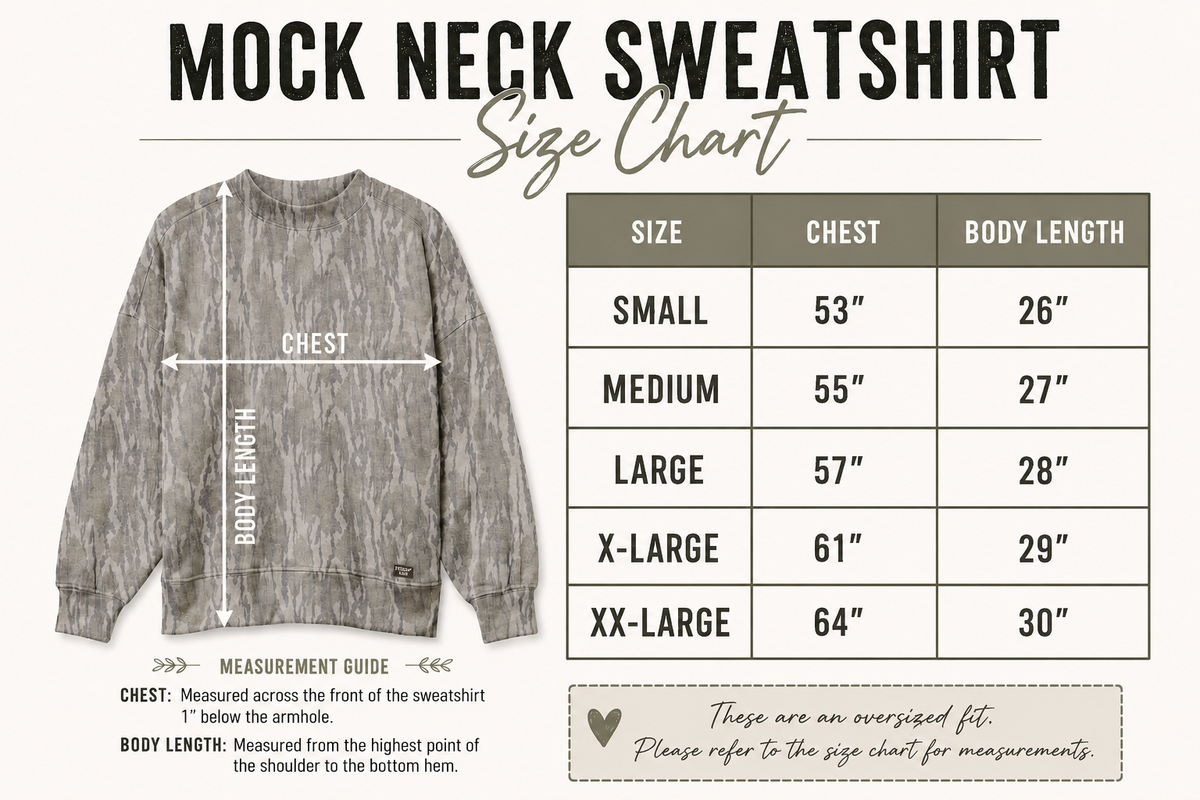 Mossy Oak Sweatshirt - BLANK *PRE-ORDER*