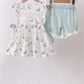 Green Duck ruffle Set