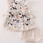 Beige Farm Bloomer Set