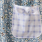 Floral puppy embroidery ruffle bubble