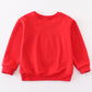 Red georgia bulldog sequin sweatshirt mom & me