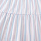 Crab french knot stripe smocked dress