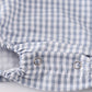 Blue woven check pumpkin embroidery boy bubble