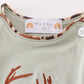 Sage camouflage deer applique bubble