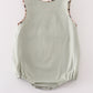 Sage camouflage deer applique bubble