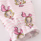 Pink stripe cindy lou who print girl dress