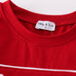 Red sooners embroidery boy set