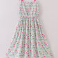 Meadow delight smocked mom dress