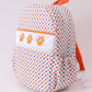 Clemson university embroidery boy backpack