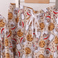 Santa milk biscuits bamboo mom pajamas set
