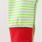 Green christmas grinch embroidery boy romper