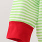 Green christmas grinch embroidery boy top