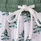 Green christmas tree bamboo mom pants