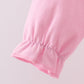 Pink cotton applique gingham 2pc set