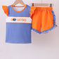 Florida Gators smocked ruffle shorts set