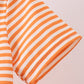 Tennessee Go vols embroidery stripe top