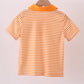 Tennessee Go vols embroidery stripe top