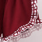 Mississippi Hail State smocked ruffle gingham shorts set