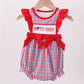 Ole Miss HOTTY TODDY smocked ruffle bubble