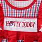 Ole Miss HOTTY TODDY smocked ruffle bubble