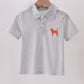 Orange Tennessee embroidery stripe button down shirt