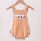 Brown Western Embroidered Bubble