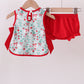 Strawberry Goose Ruffle Bloomer Set