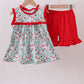 Strawberry Goose Ruffle Ruffle Set