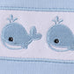 Blue Whale Embroidered Shorts Set