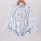 Blue Whale Applique  Rashguard