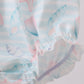 Pink shell starfish embroidery bow bubble