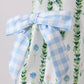 Green Floral Ruffle Bubble