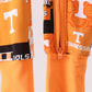 Orange Tennessee VOLS bamboo zipper romper