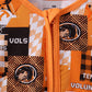 Orange Tennessee VOLS bamboo zipper romper