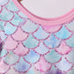 Mermaid bamboo pajama set