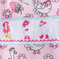 Pink Goose Smocked Bloomer Set