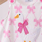 Goose Bow Appliqué Bloomer Set