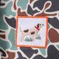 Camouflage puppy hunting embroidery button shirt