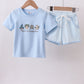 Happy Place Embroidered Set