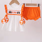 Tennessee go vols embroidery bow bloomer set