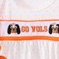 Tennessee go vols embroidery bow bloomer set