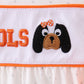 Tennessee go vols embroidery bow dress