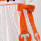 Tennessee go vols embroidery bow dress