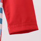 Red plaid one-piece swimsuit