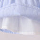 Blue bow smocked bloomer set