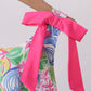 Tropical floral print swimsuit