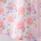 Purple rose bow smocked ruffle dress