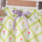 Purple floral bow skorts set