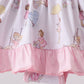 Pink all day adventure bamboo ruffle bubble