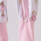 Pink all day adventure bamboo romper